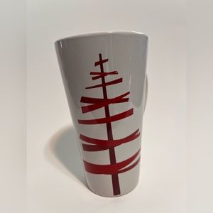 Starbucks 2012 Red ribbon Christmas tree 16oz